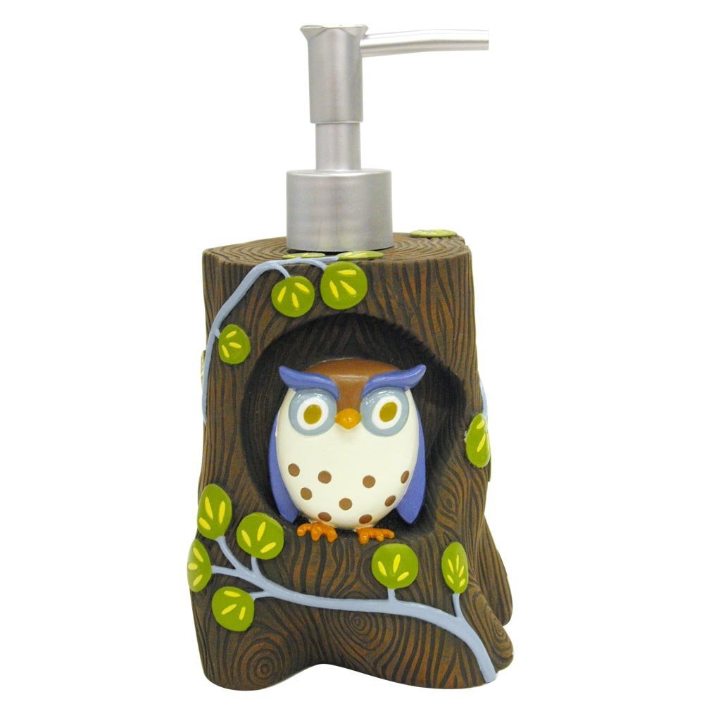 Creations  Owls Resin soap siapenser