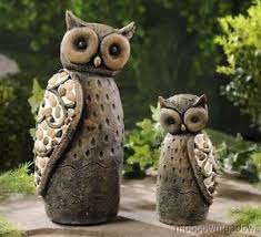decorative lovely owls statues
